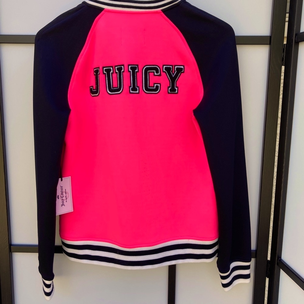 Juicy Couture Hot Pink/Black/White Jacket – Medium – Mint Condition